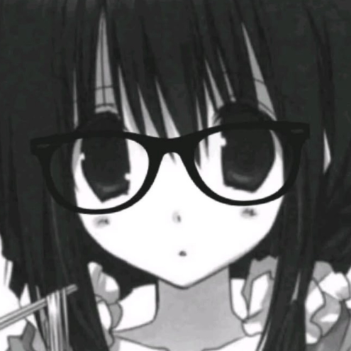anime character with glasses